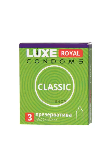 Презервативы Luxe Royal Classic, 3 шт