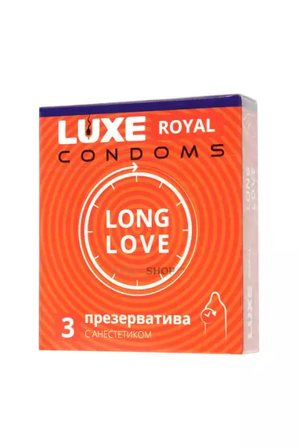 Презервативы Luxe Royal Long Love пролонгирующие, 3 шт