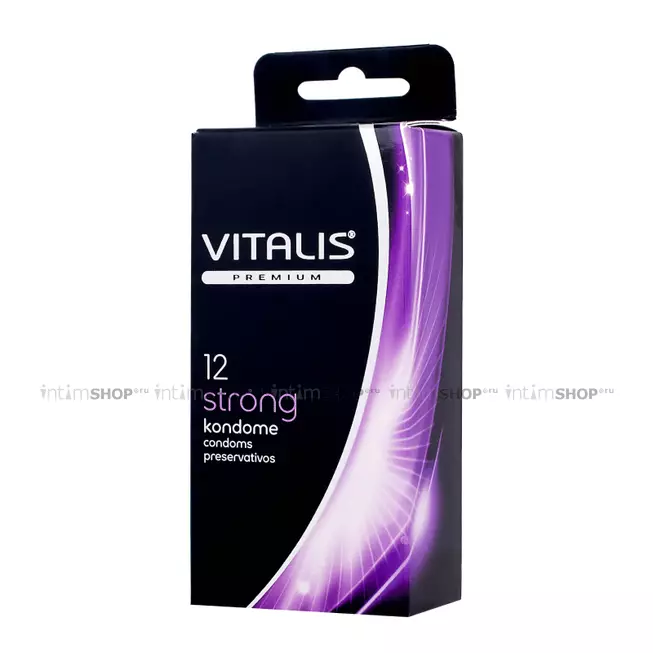 Презервативы сверхпрочные Vitalis Premium, 12 шт