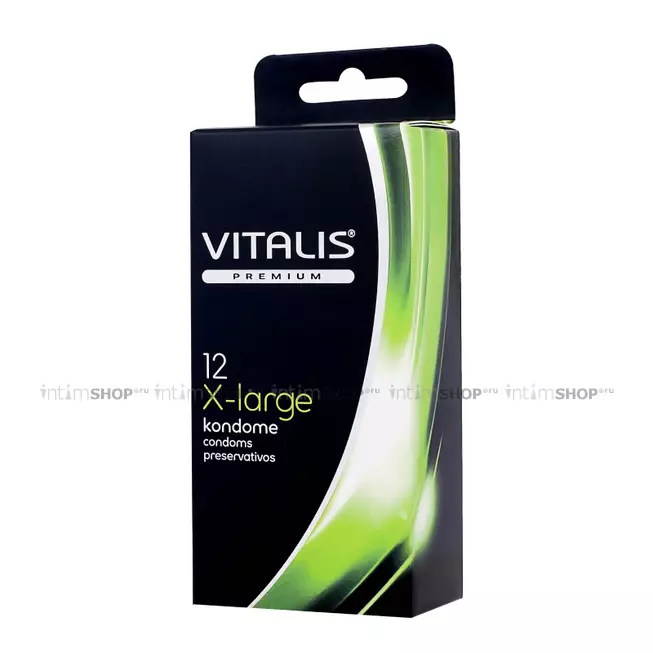 Презервативы увеличенного размера Vitalis Premium, 12 шт