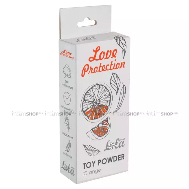 Пудра для игрушек Love Protection Апельсин, 15 г