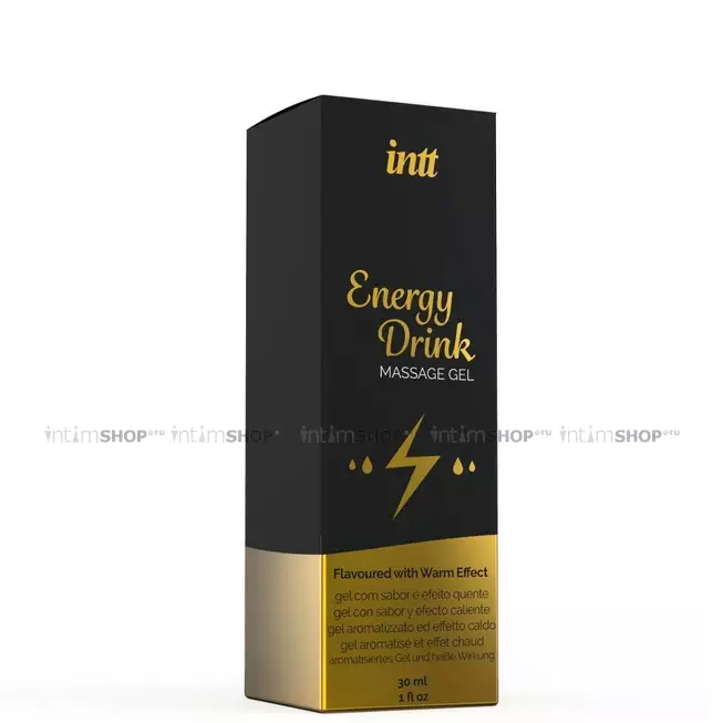 Съедобный массажный гель Intt Energy Drink, 30 мл