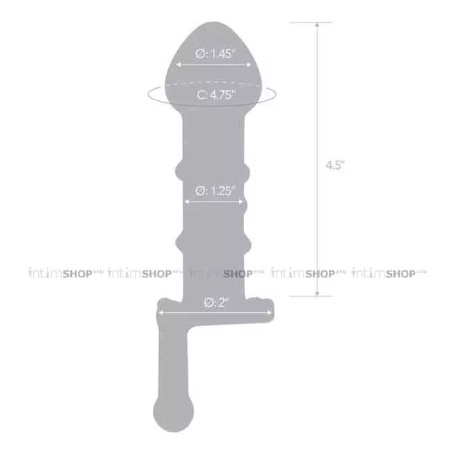 Стеклянная пробка с ручкой Glas Candy Land Juicer 11.5 см, бесцветный