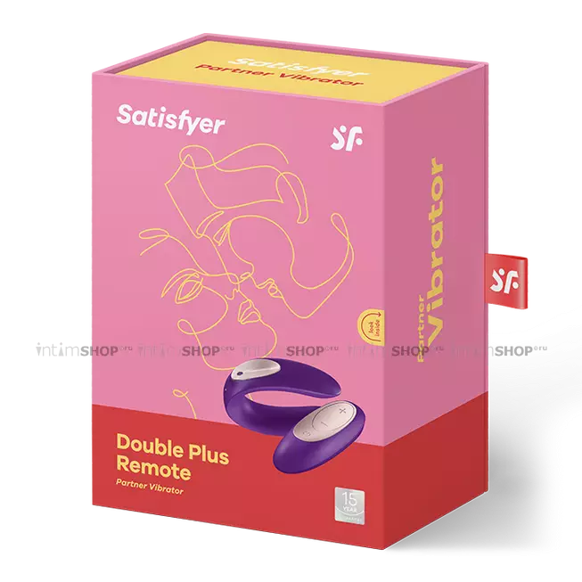 Стимулятор для пар Satisfyer Partner Plus Remote, фиолетовый