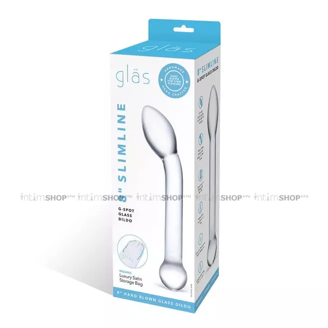 Стимулятор для точки G Glas Slimline G-Spot 20 см, бесцветный