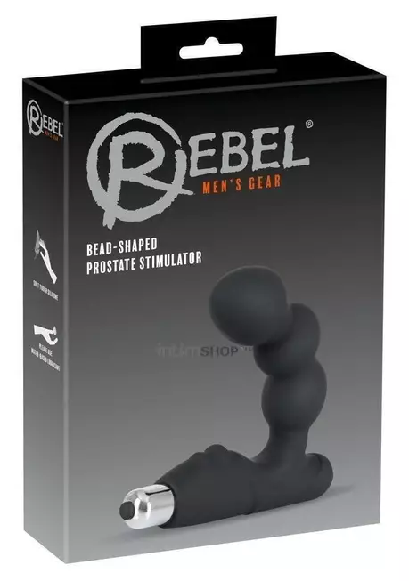 Стимулятор простаты с вибрацией Rebel Bead-shaped Prostate Stimulator