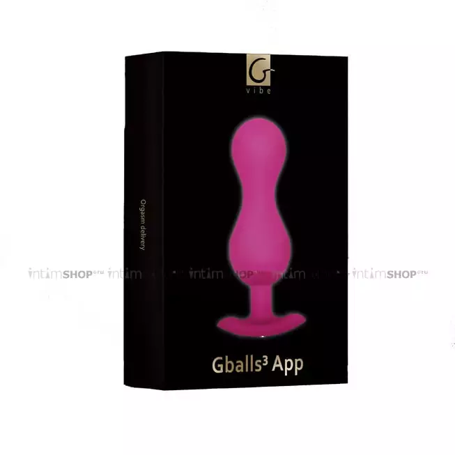 Тренажёр кегеля Gvibe Gballs 3 App, розовый