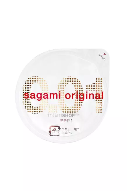 Ультратонкие полиуретановые презервативы Sagami Original 0.01, 10 шт