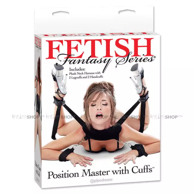 Универсальные оковы Pipedream Fetish Fantasy Series Beginner's Cuffs, черный