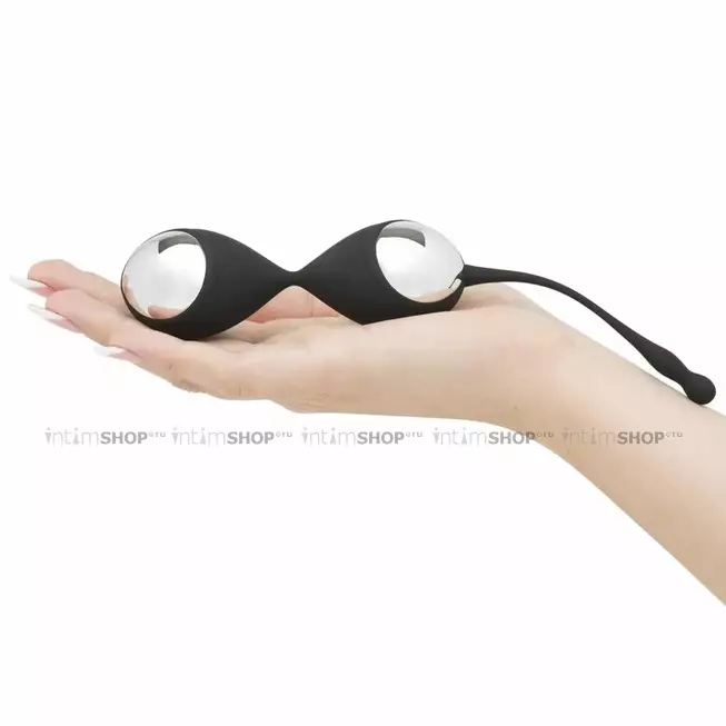 Вагинальные шарики Fifty Shades of Grey Inner Goddess Kegel Toner со смещенным центром тяжести, черные