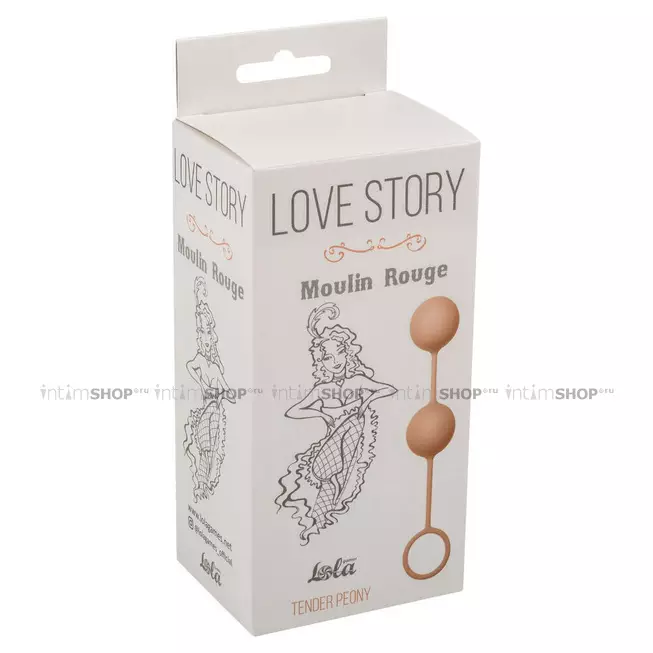 Вагинальные шарики Lola Games Love Story Moulin Rouge, розовый