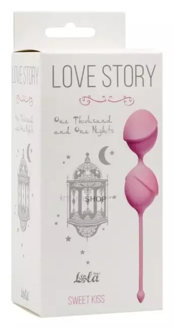 Вагинальные шарики Lola Games Love Story One Thousand and One Nights, розовый