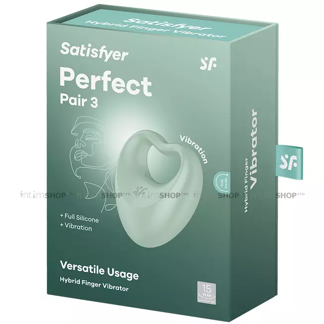 Вибратор 2 в 1 Satisfyer Perfect Pair 3, зеленый