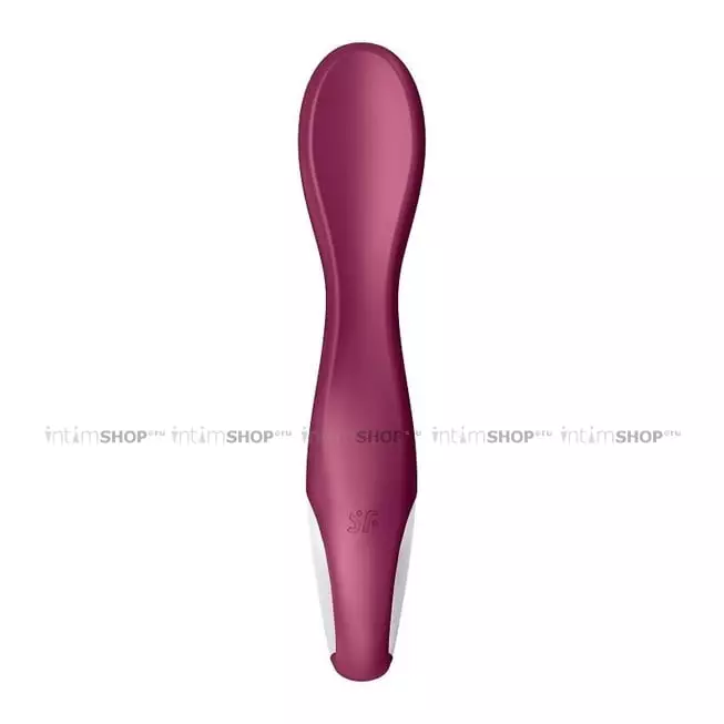 Вибратор для точки G с нагревом Satisfyer Hot Spot, бордовый