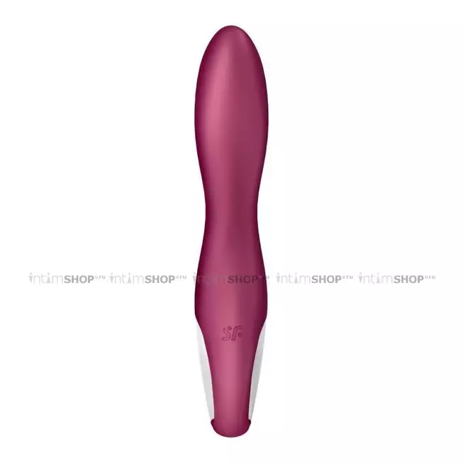 Вибратор для точки G Satisfyer Heated Thrill с нагревом, ягодный