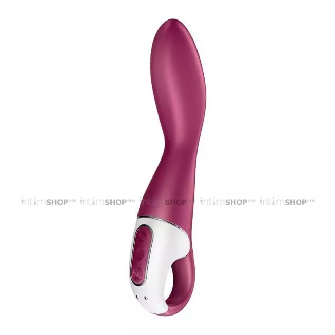 Вибратор для точки G Satisfyer Heated Thrill с нагревом, ягодный