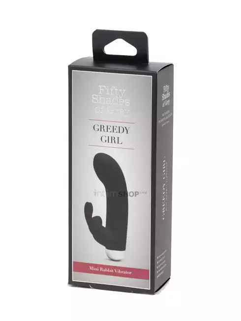 Вибратор-кролик Fifty Shades of Grey Greedy Girl mini, черный