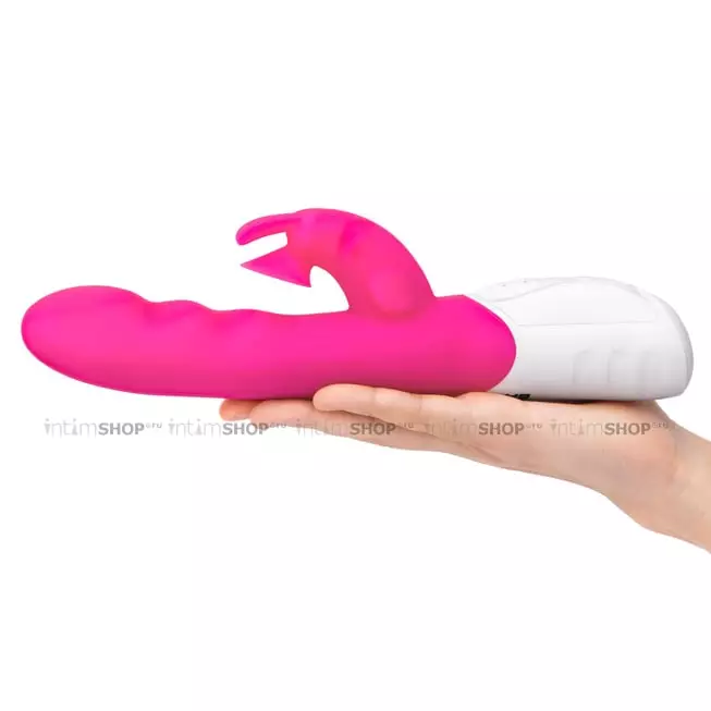 Вибратор-кролик с функцией всасывания Rabbit Essentials Suction, розовый