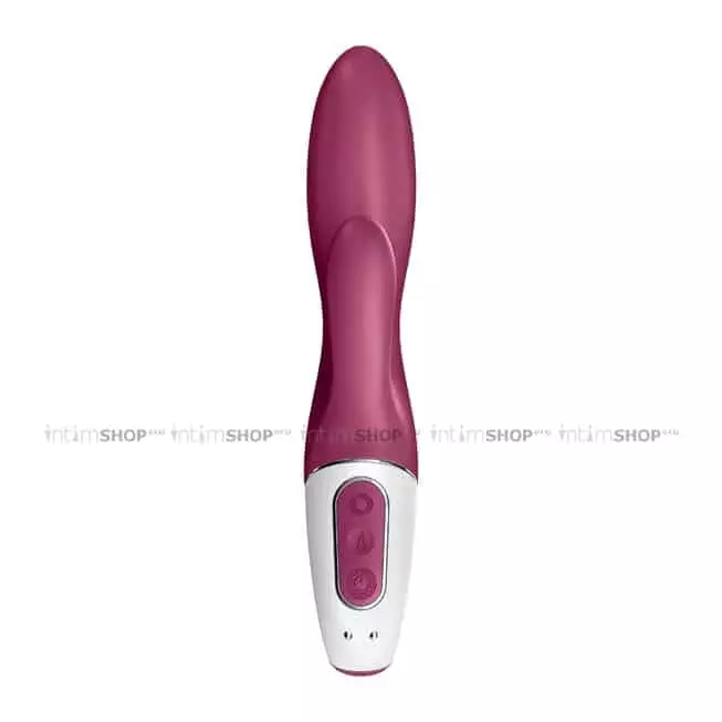 Вибратор-кролик с нагревом Satisfyer Heated Affair, бордовый