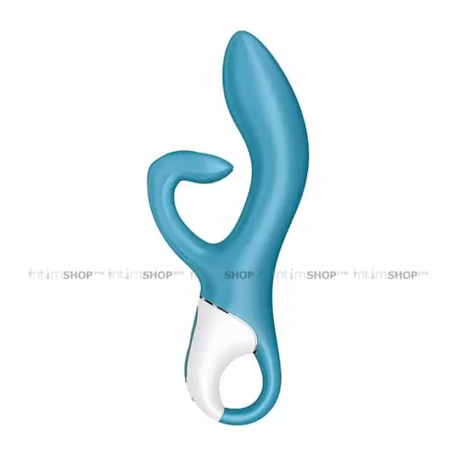 Вибратор-кролик Satisfyer Embrace Me с тремя клиторальными отростками, бирюзовый