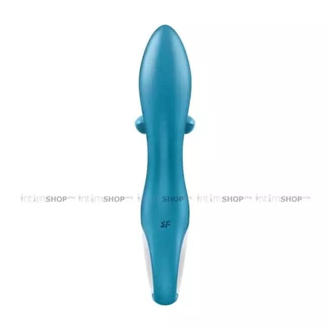 Вибратор-кролик Satisfyer Embrace Me с тремя клиторальными отростками, бирюзовый