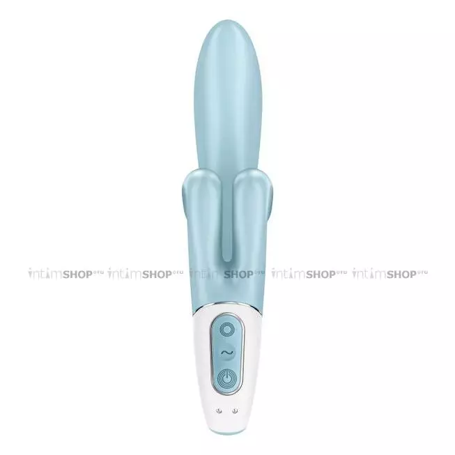 Вибратор-кролик Satisfyer Touch Me, голубой