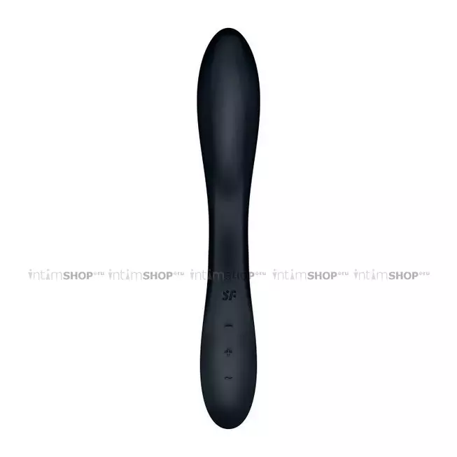 Вибратор с движущимся шариком Satisfyer Rrrolling Explosion для стимуляции точки G, черный