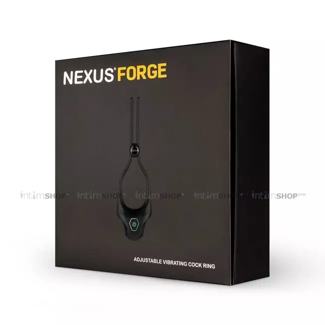 Виброкольцо-лассо Nexus Forge, черное