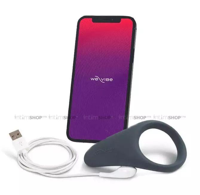 Виброкольцо We-Vibe Verge, серое