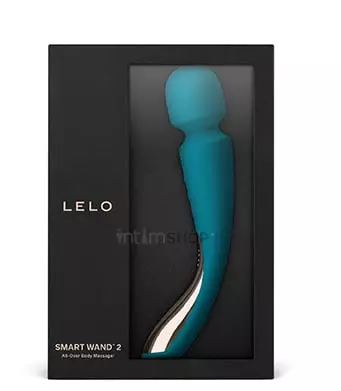 Вибромассажер Lelo Smart Wand 2 Medium, сине-зеленый