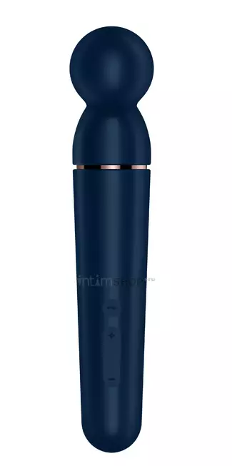 Вибромассажер Satisfyer Planet Wand-er, синий