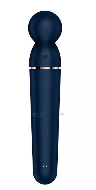 Вибромассажер Satisfyer Planet Wand-er, синий