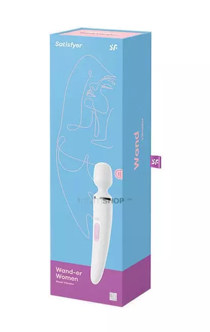 Вибромассажер Satisfyer Wand-er Woman, белый