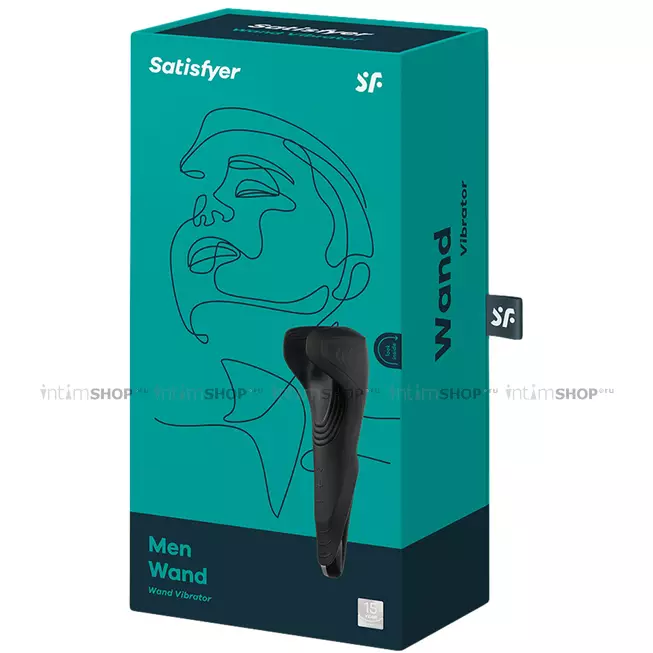 Вибромастурбатор Satisfyer Men Wand, черный