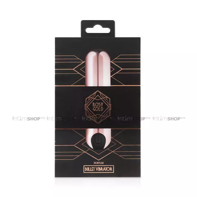 Вибропуля EDC Rosy Gold Nouveau, золотистый