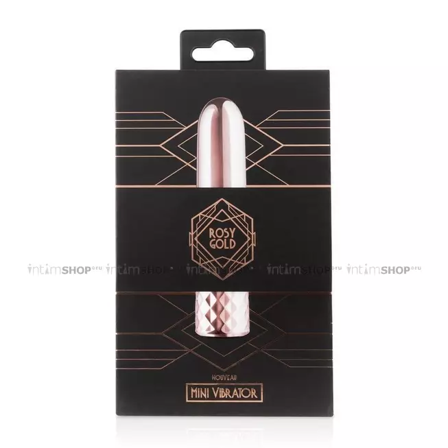 Вибропуля EDC Rosy Gold, золотистый