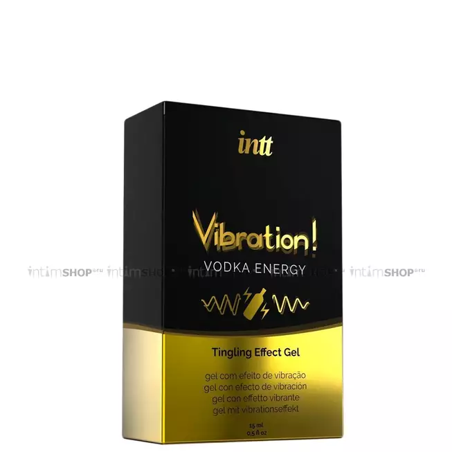 Жидкий вибратор Intt Vibration Vodka Energy, 15 мл